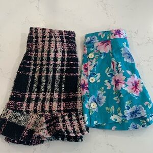 Zara girls Sz 9 shorts Forever 21 skirt Sz 9/10
